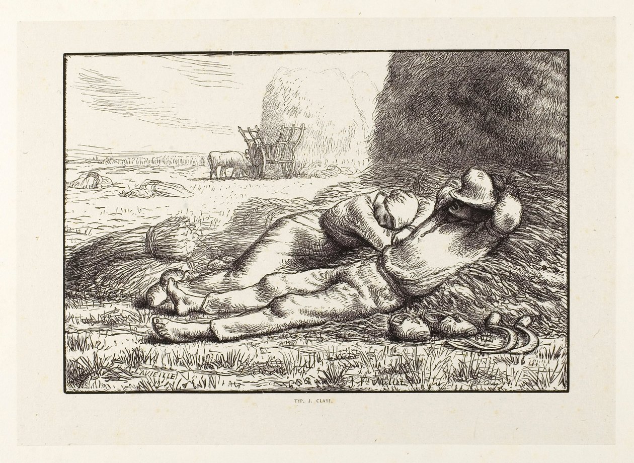 Öğle vakti by Jacques Adrien Lavieille