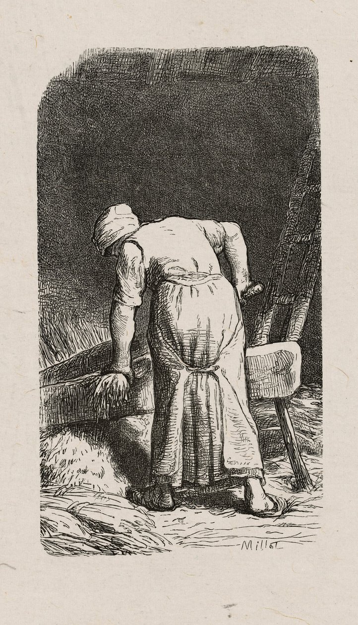 Kadın Ezme Keten by Jacques Adrien Lavieille