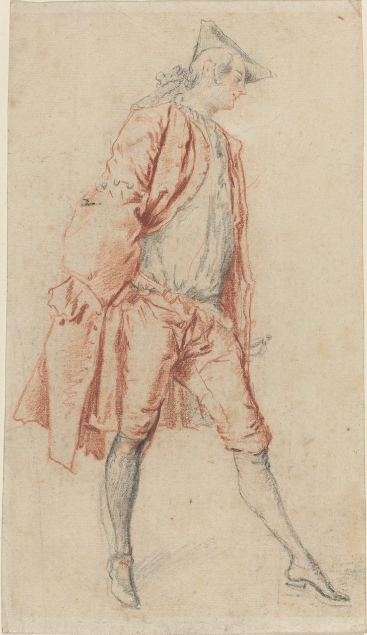 Bir Fransız Beyefendi Ayakta by Jacques André Portail