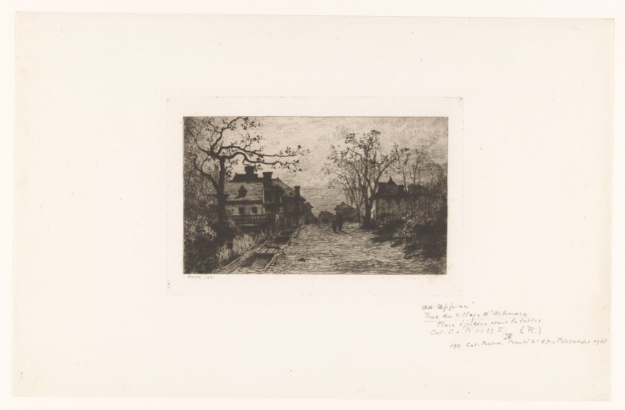 Rakamlarla köy sokak by Jacques Barthélemy Appian (Adolphe)