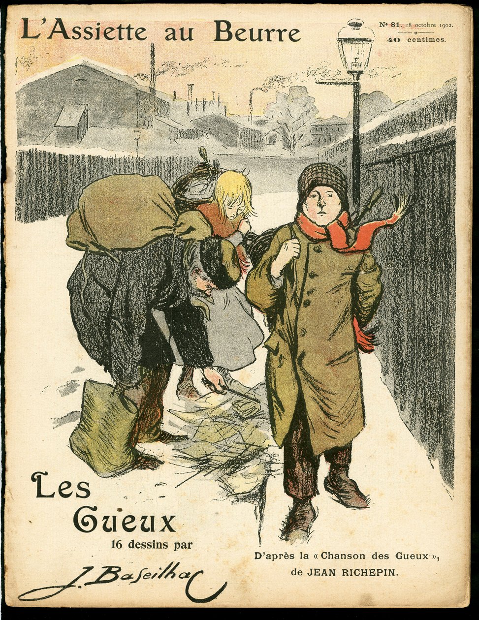 Renklerde Hiciv “” “L’Assiette au Beurre””” Kapağı by Jacques Baseilhac