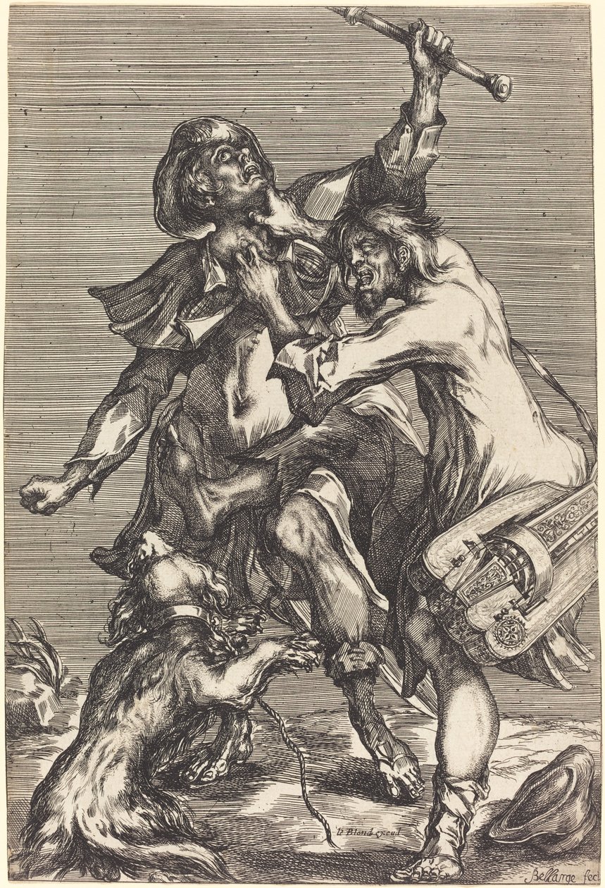 Dilencilerle Dövüşmek by Jacques Bellange