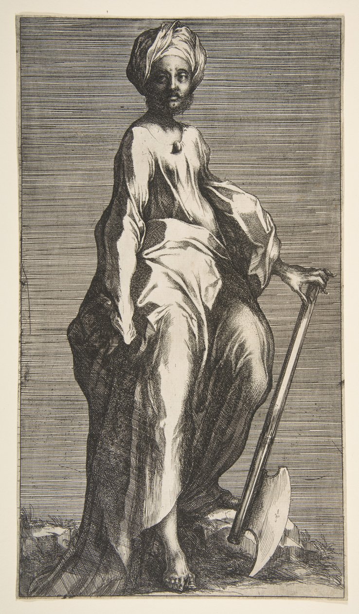 Aziz Jude veya Aziz Matthias, 1595-1616. by Jacques Bellange
