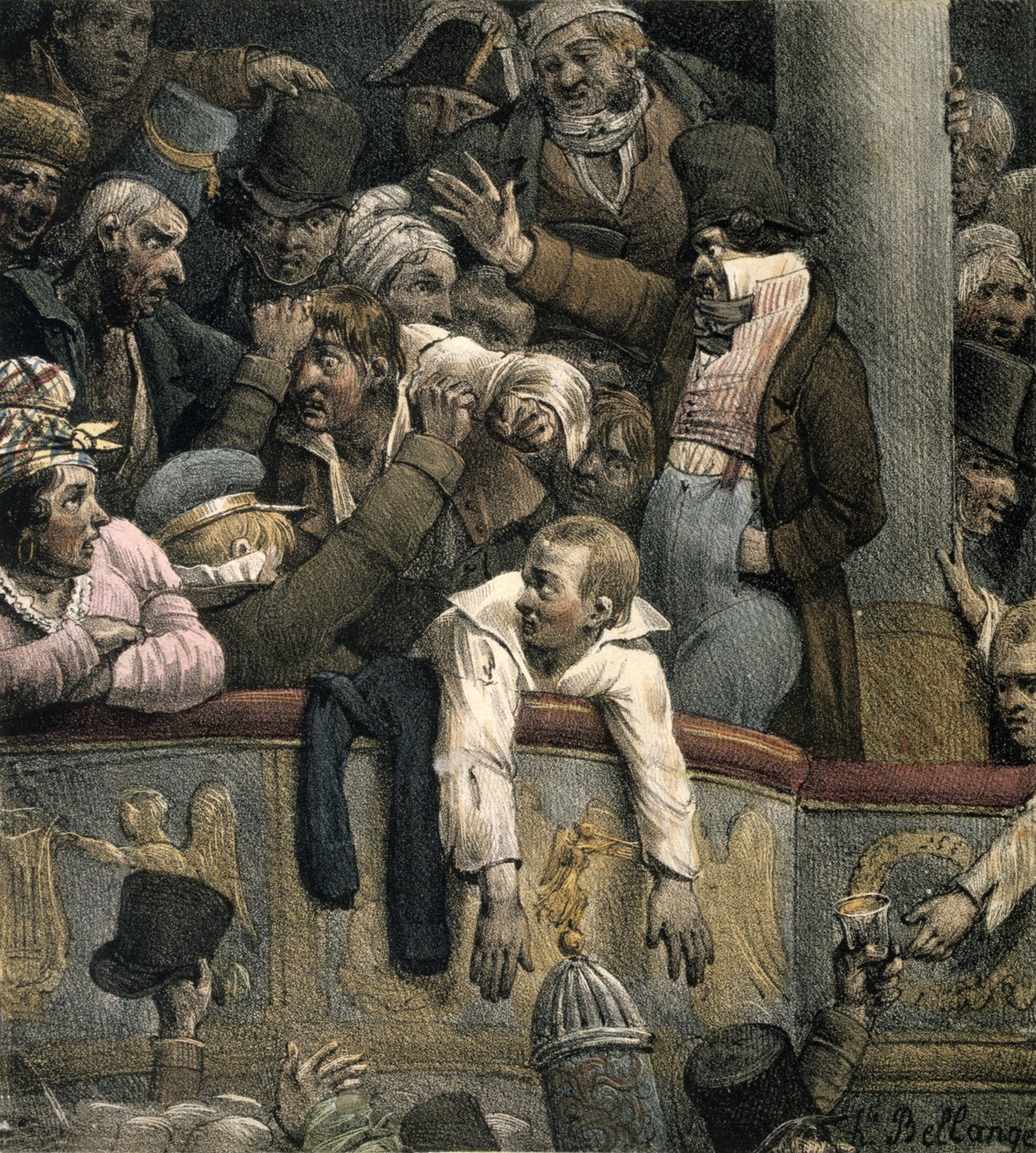 Tiyatro, 16. yüzyıl sonu 17. yüzyıl başı by Jacques Bellange
