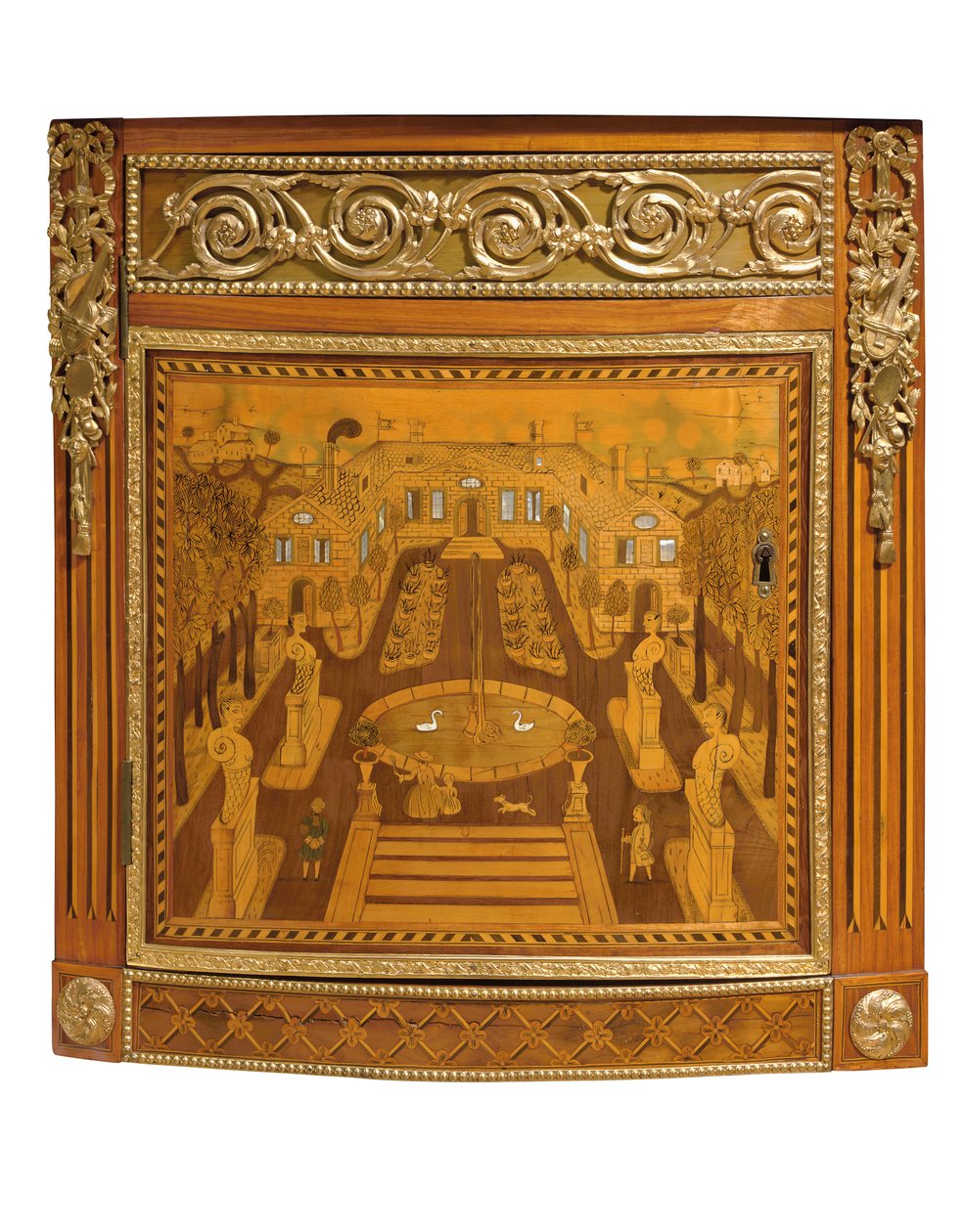 Louis XVI komodinin detayı, c.1770-75 by Jacques Birckle