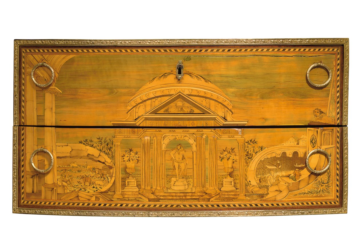 Louis XVI komodinin detayı, c.1770-75 by Jacques Birckle