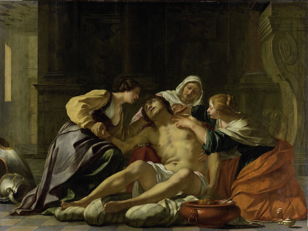 Irene ve Yardımcıları Tarafından Bakılan St Sebastian by Jacques Blanchard