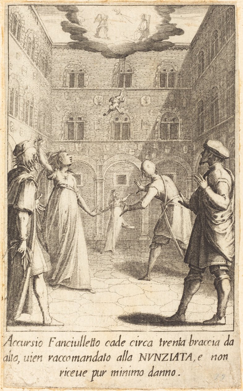 Accursio, 1619. by Jacques Callot