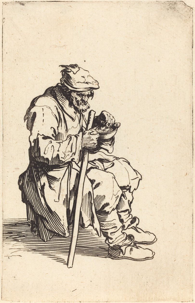 dilenci yeme by Jacques Callot