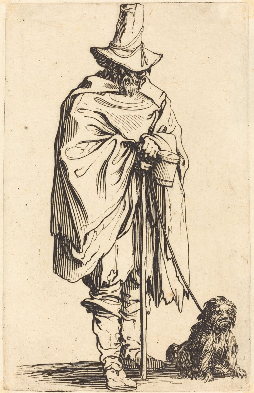 Köpekli Dilenci by Jacques Callot