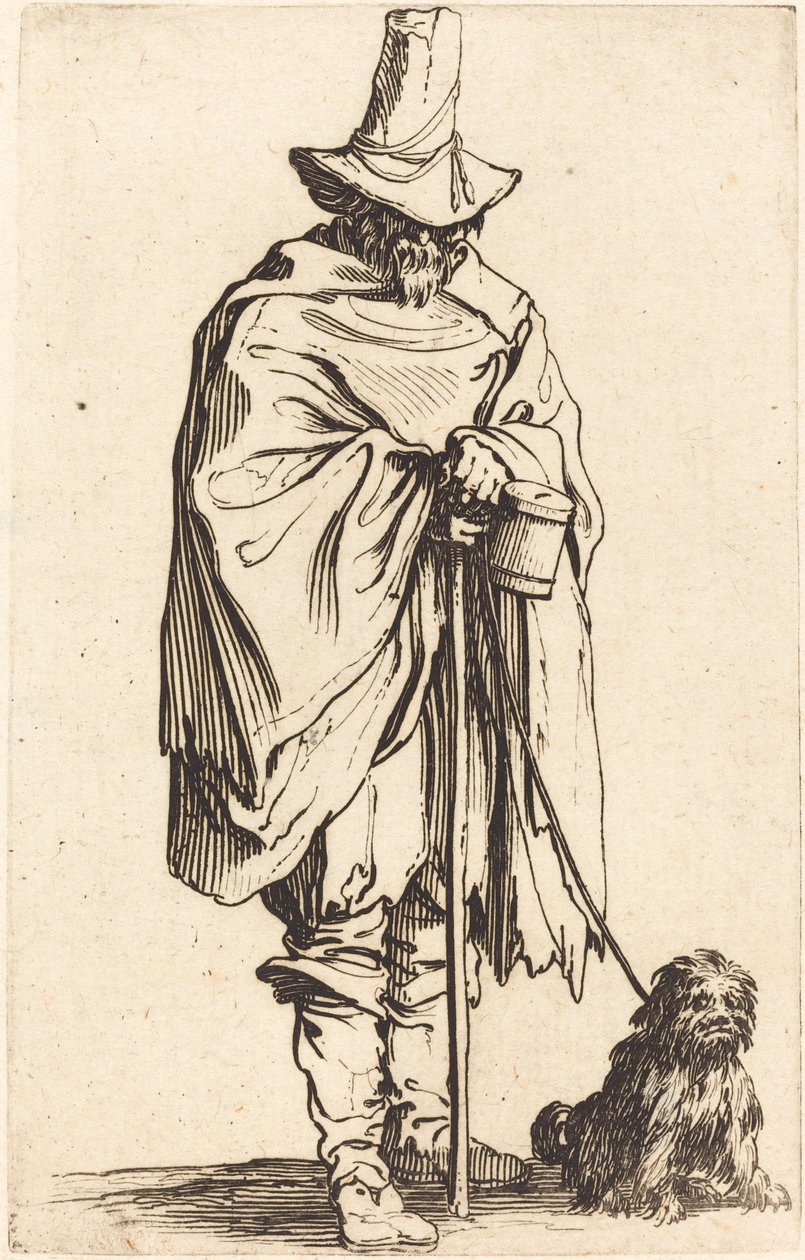 Köpekli Dilenci by Jacques Callot