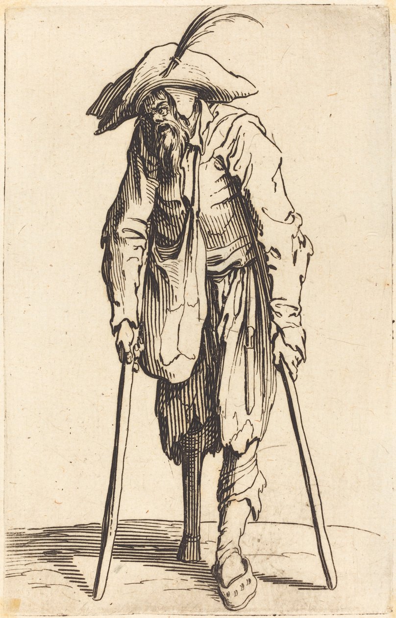 Tahta Bacaklı Dilenci by Jacques Callot