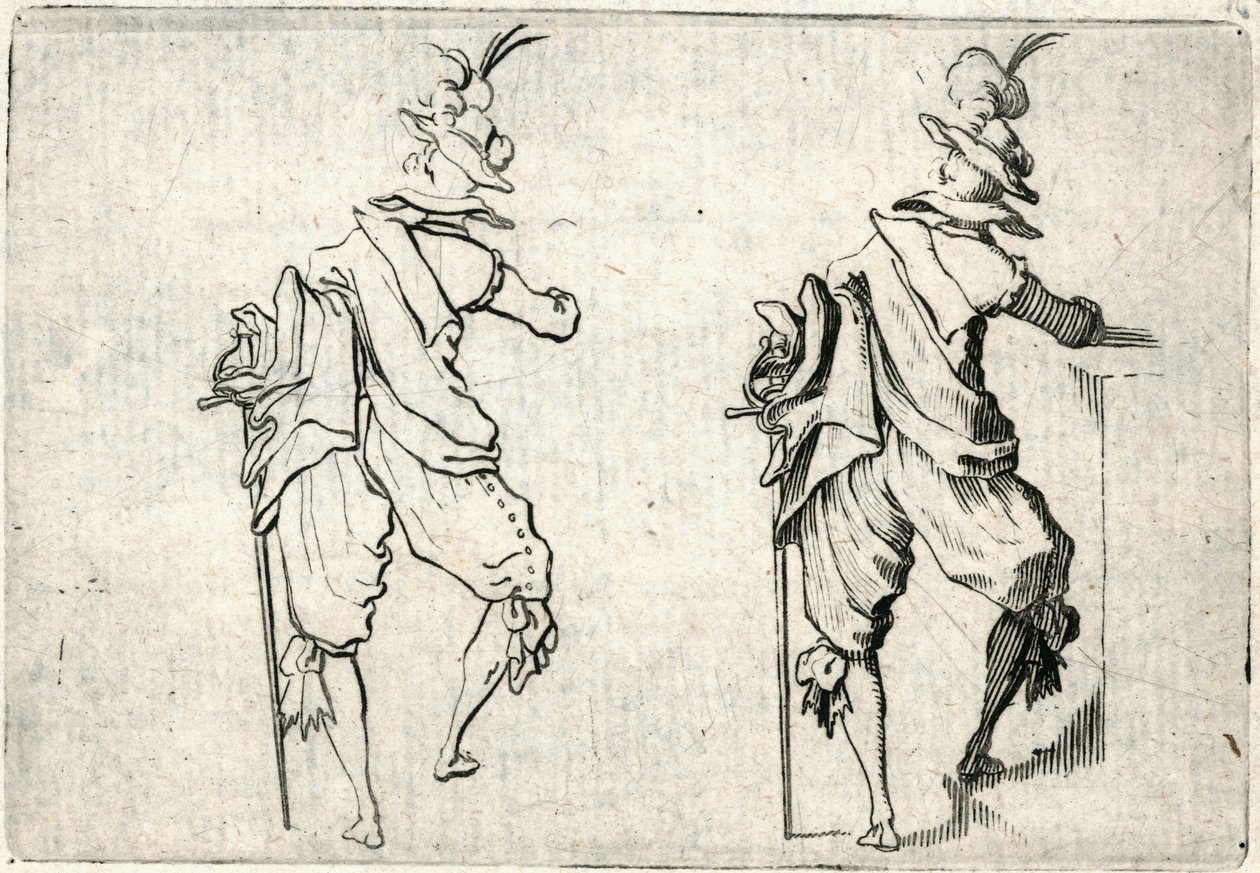 Çeşitli figürlerin kaprisleri by Jacques Callot