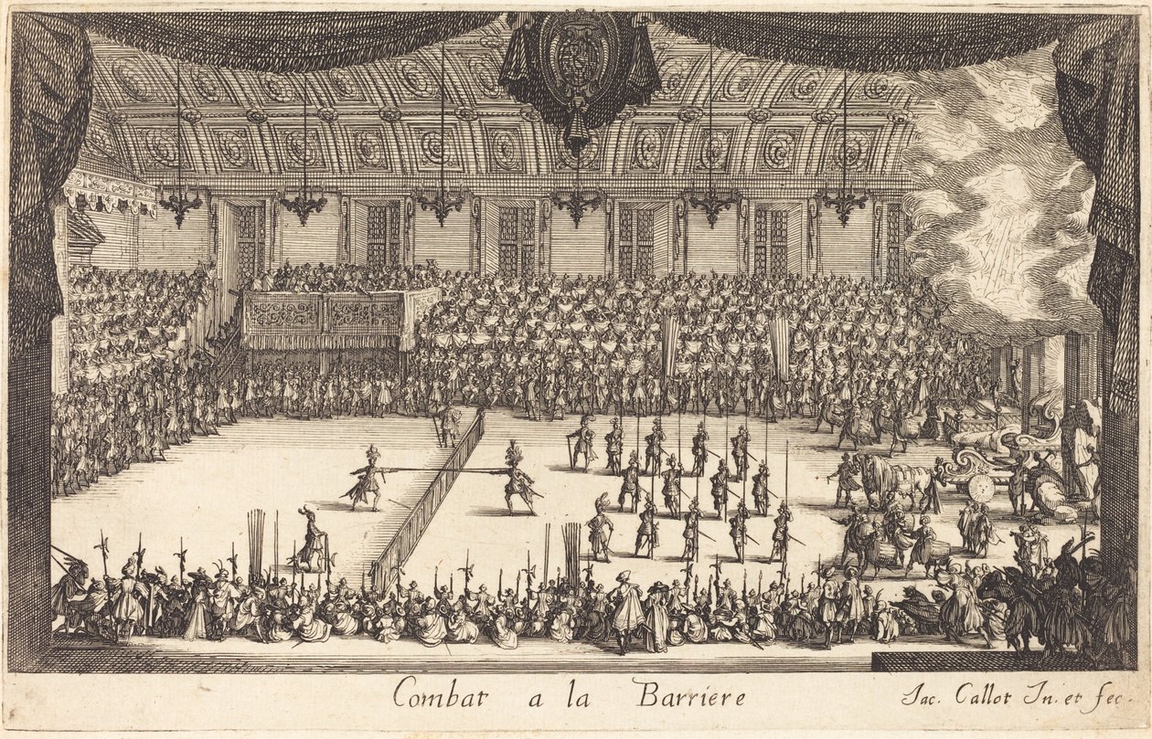 Bariyerde Savaş by Jacques Callot