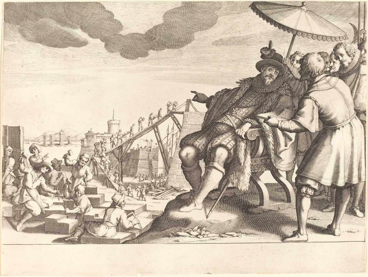 Livorno Limanı İnşaatı ve Güçlendirilmesi by Jacques Callot