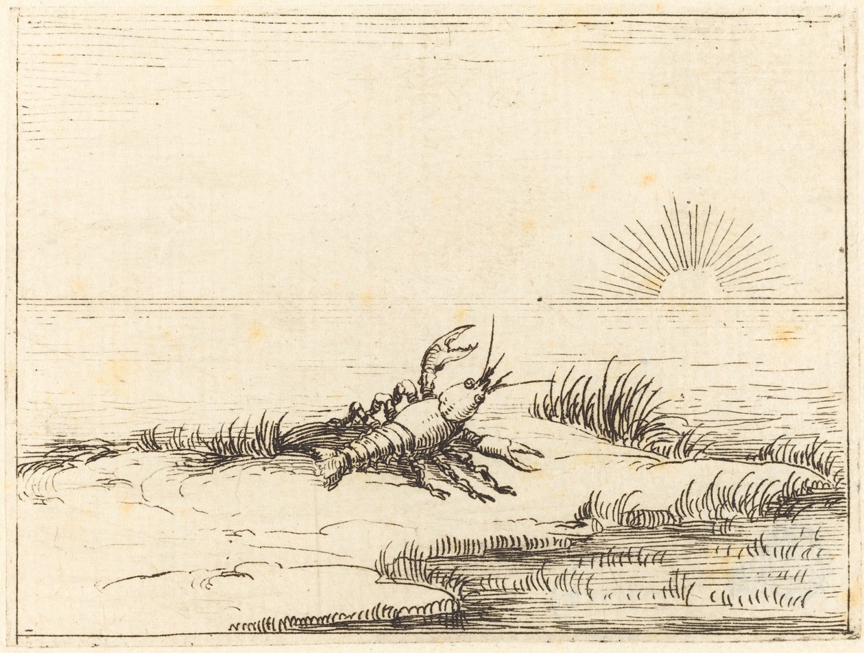 Güneşe Bakarken Kerevit by Jacques Callot