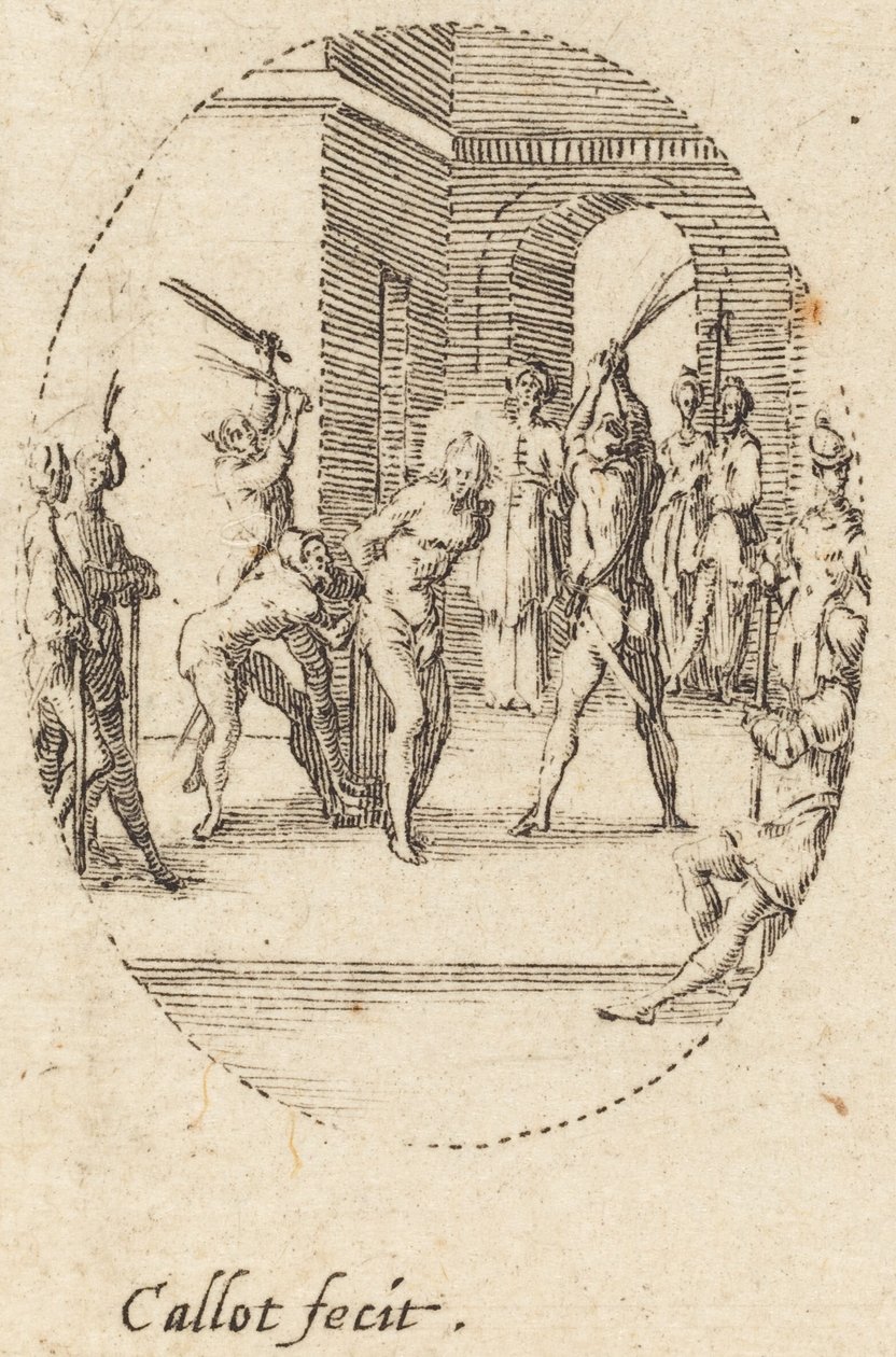 Dikenlerle taçlandırma by Jacques Callot