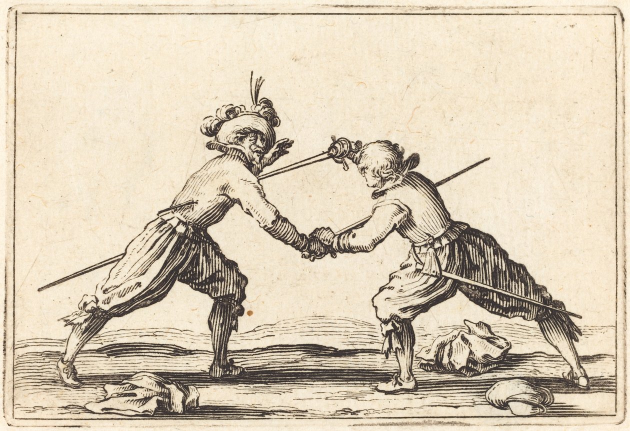 Kılıçlı Düello by Jacques Callot