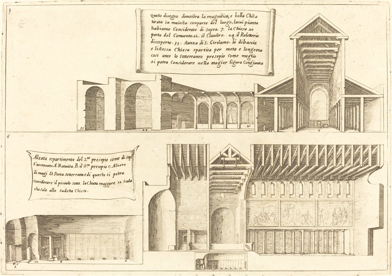 Kutsal Yemlik dahil Kiliselerin Yükselişi by Jacques Callot