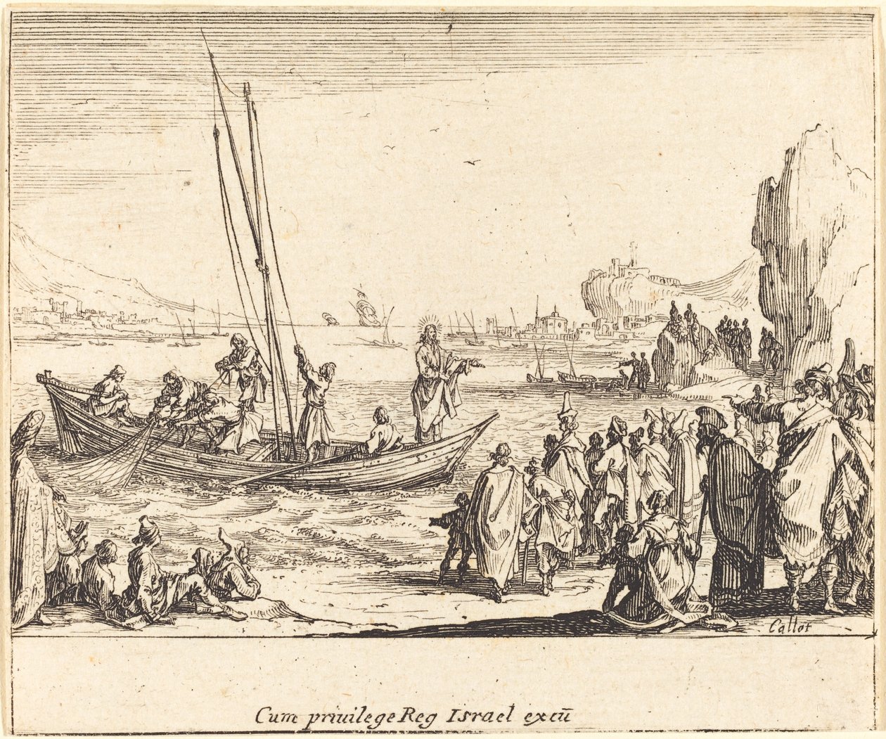 Erkeklerin Balıkçısı, 1635. by Jacques Callot