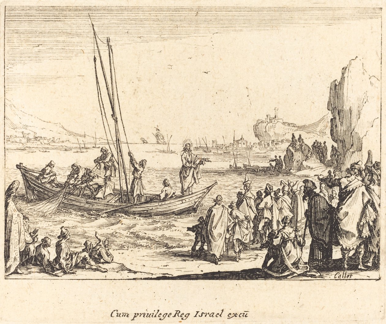 Erkeklerin Balıkçısı, 1635. by Jacques Callot
