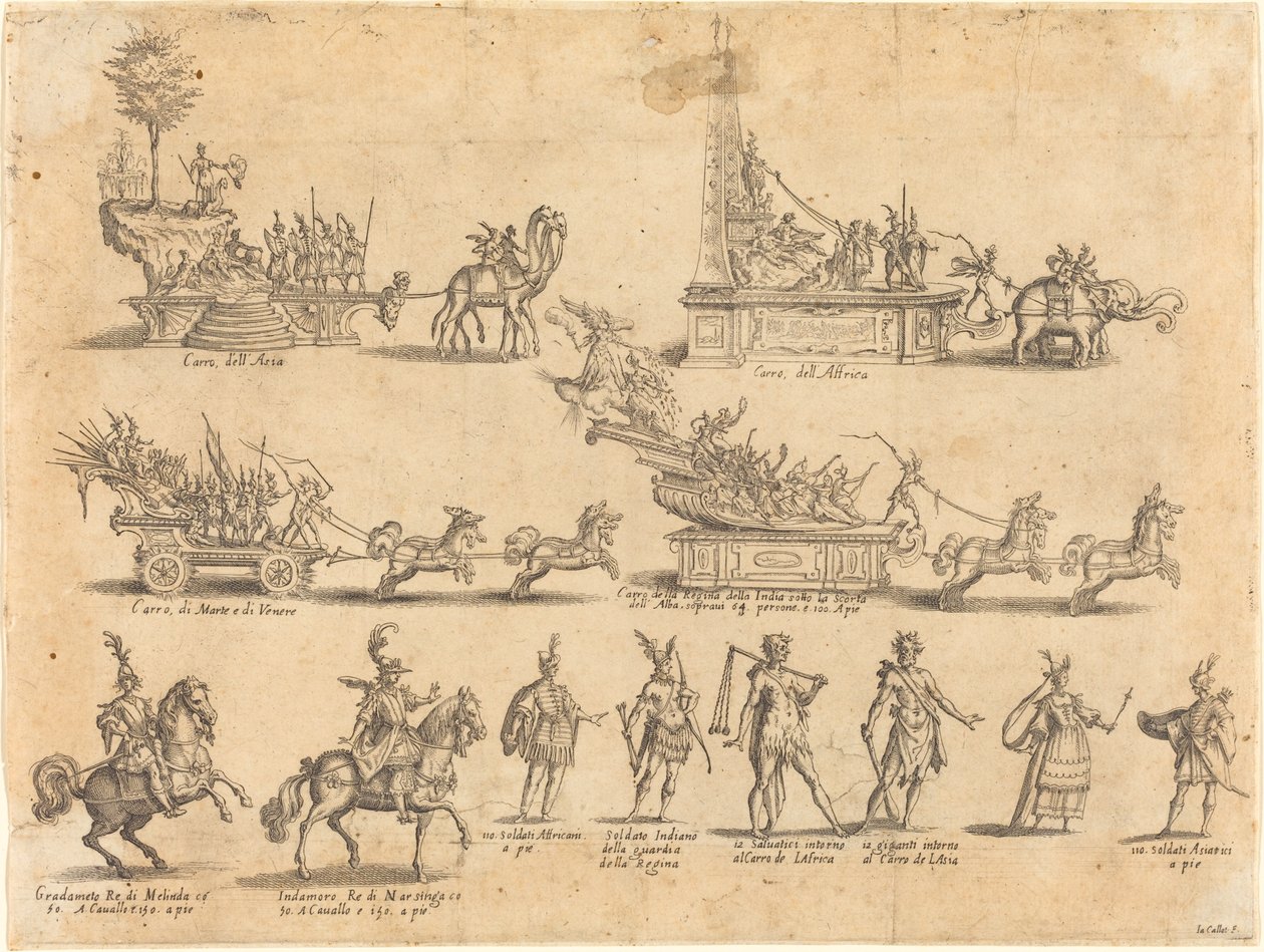 Şamandıralar ve Katılımcılar by Jacques Callot