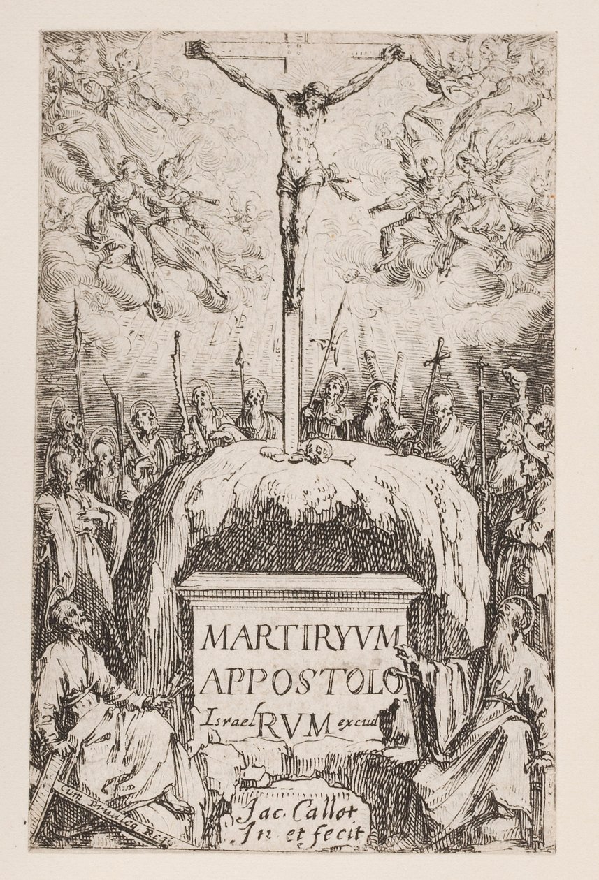 Cephe parçası; Havarilerin Şehitliğinden 1 Numara by Jacques Callot