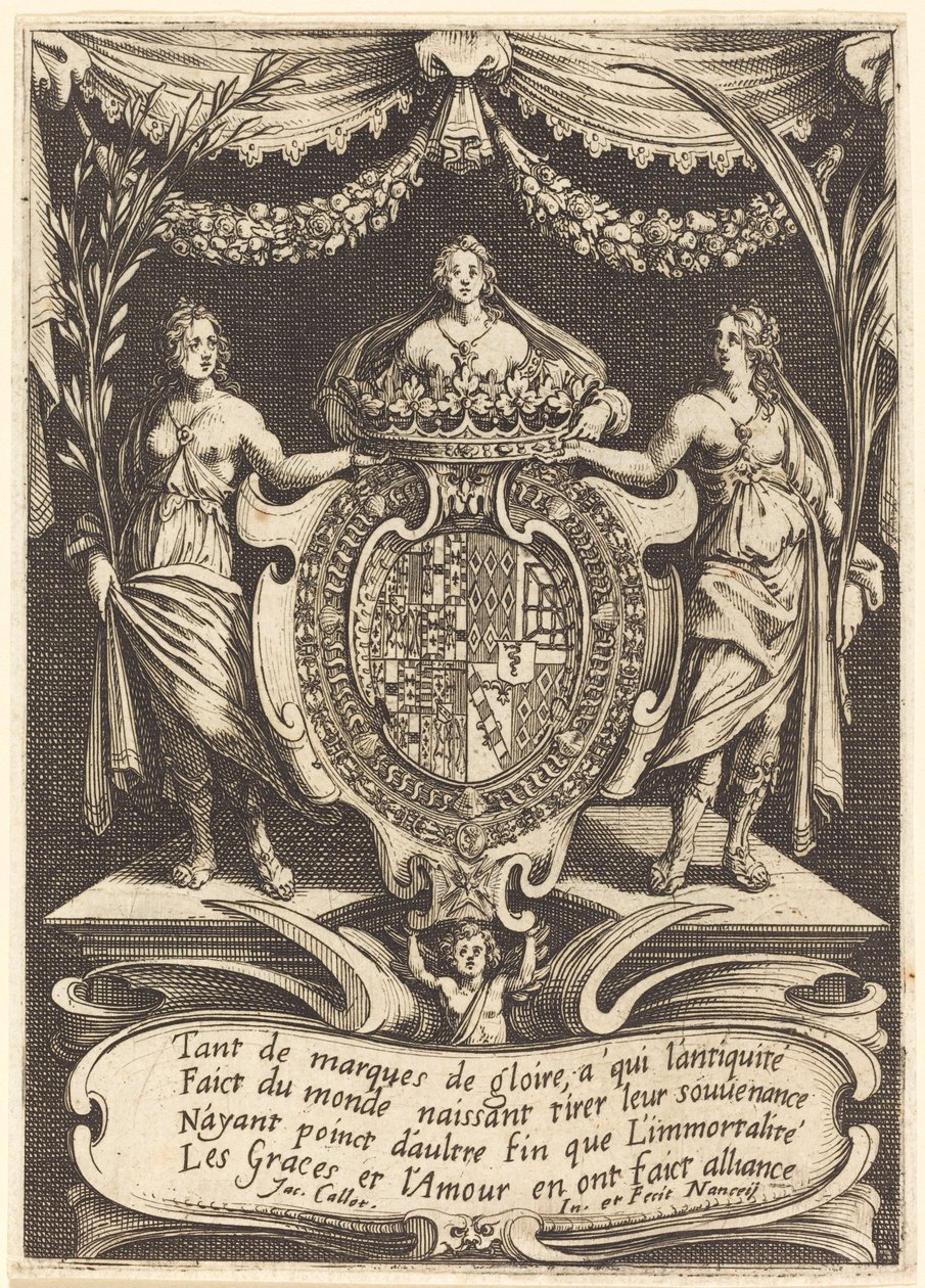 "Bariyerdeki Savaş" için ön yazı by Jacques Callot