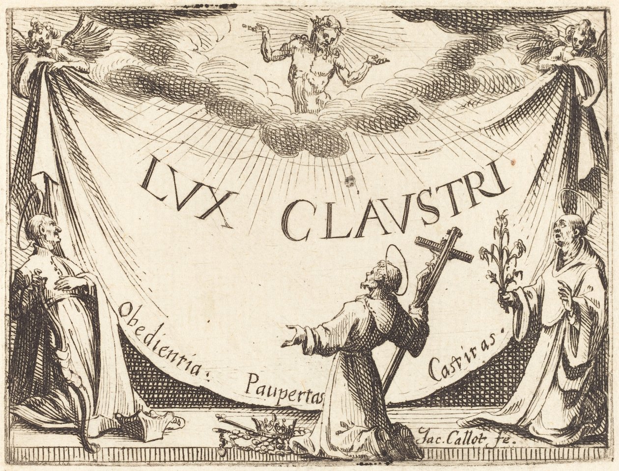 "Manastırın Işığı" için ön yazı by Jacques Callot