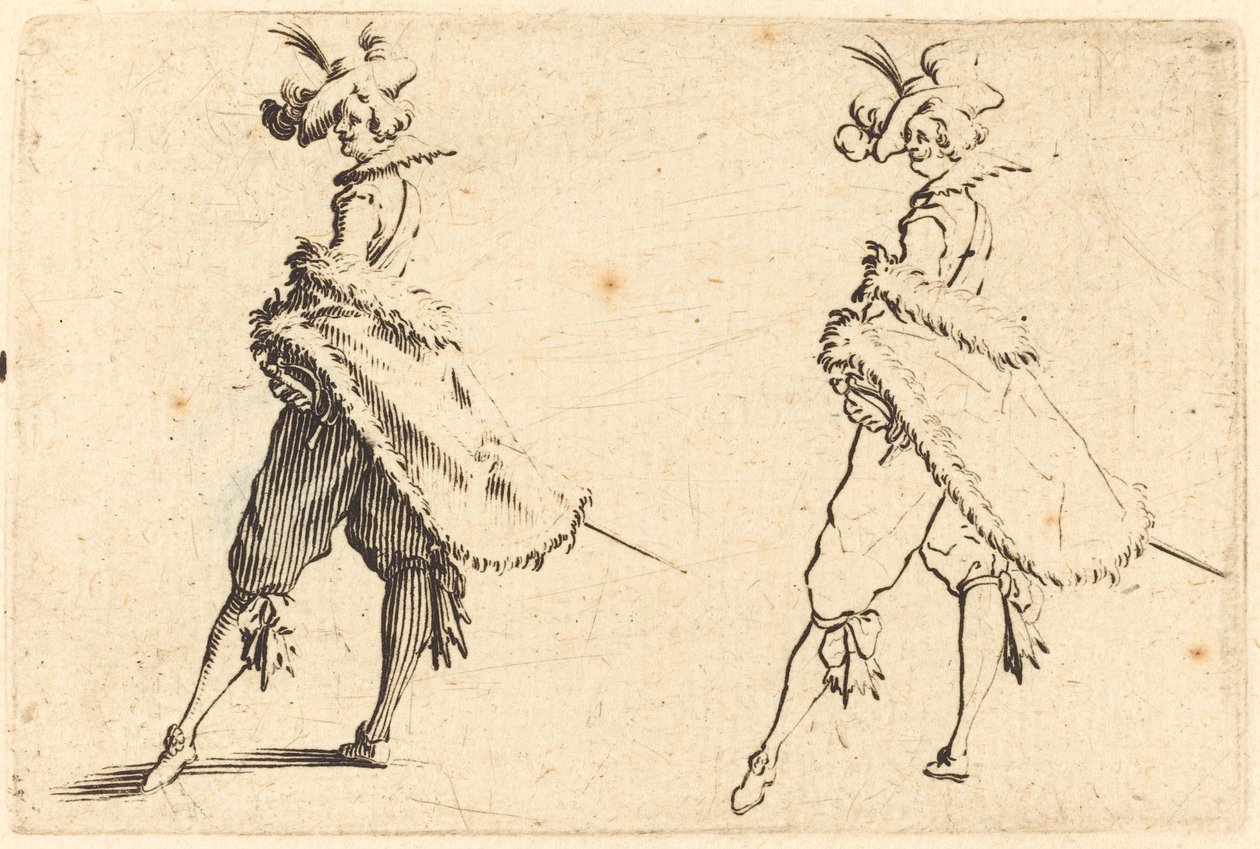 Beyefendi yandan bakıldığında by Jacques Callot