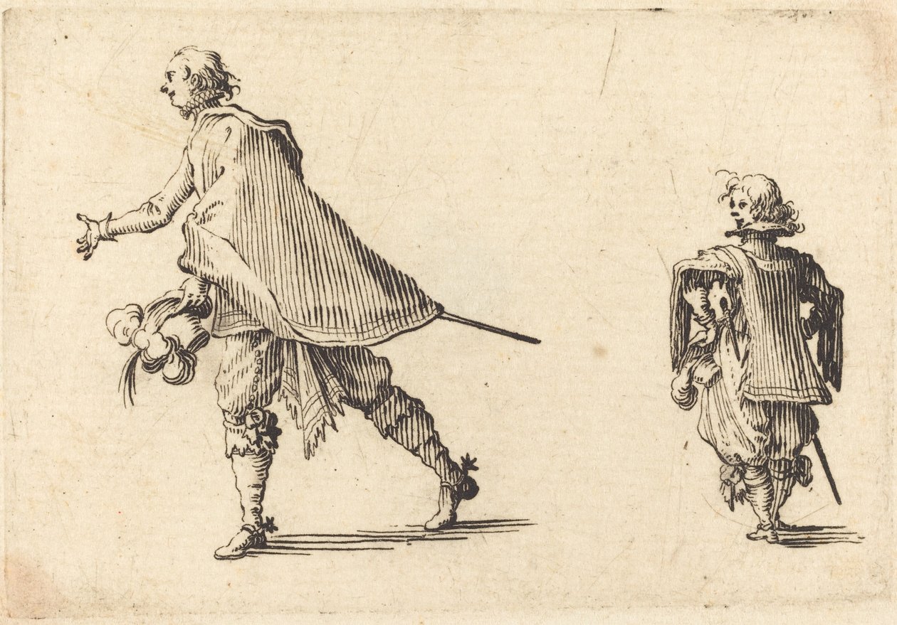 Beyefendi ve Sayfası, c. 1617. by Jacques Callot