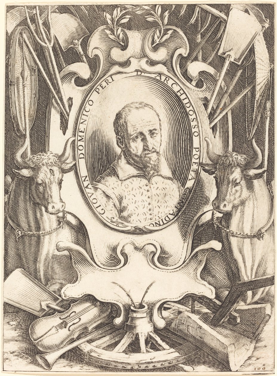 Giovanni Domenico Peri, 1619. by Jacques Callot