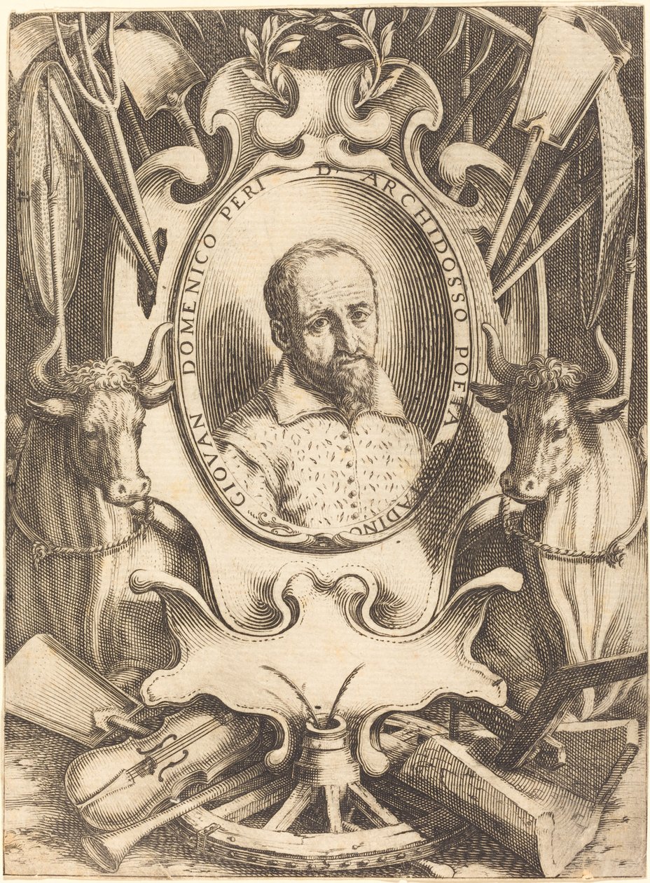 Giovanni Domenico Peri, 1619. by Jacques Callot
