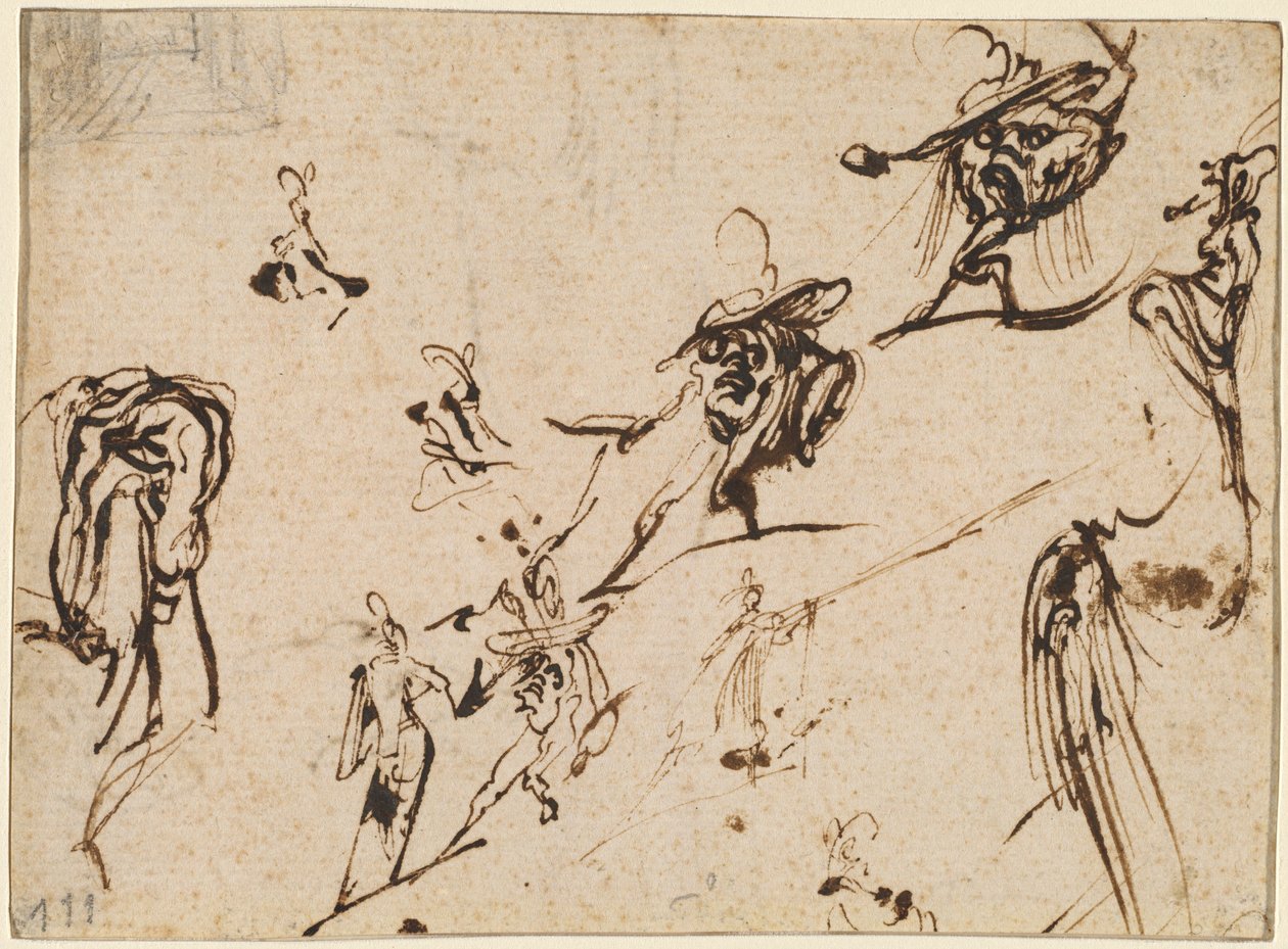 Gobbi ve Diğer Tuhaf Figürler by Jacques Callot
