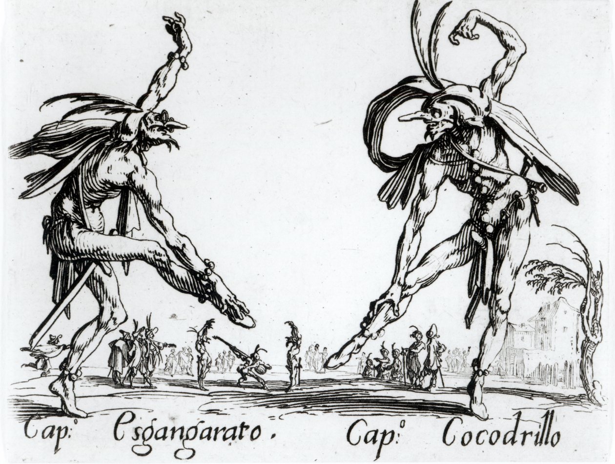I Balli de Spessanei veya Büyük Av (gravür) (s/b fotoğraf) by Jacques Callot