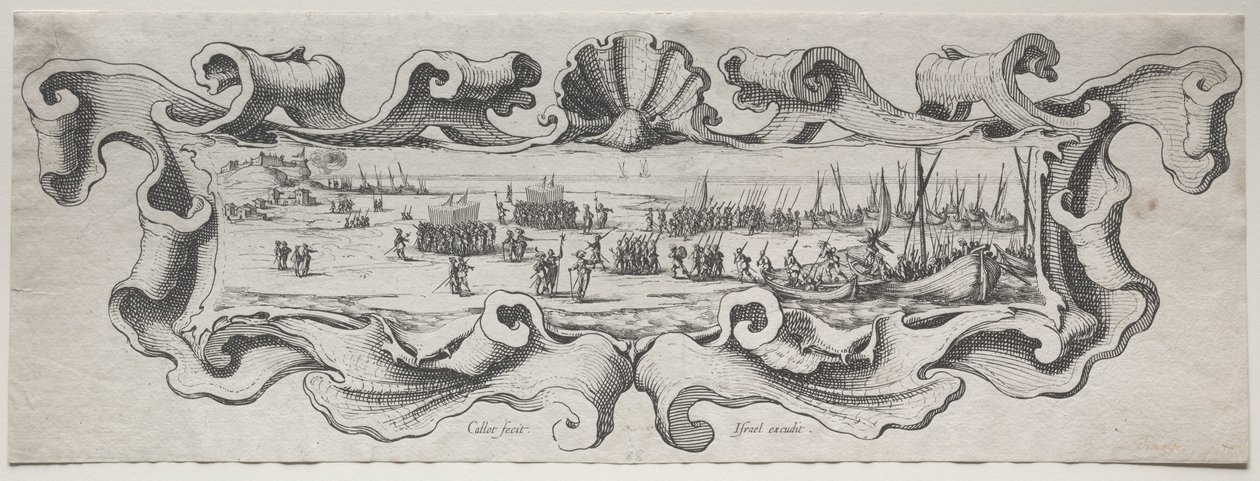 Birliklerin İnişi by Jacques Callot