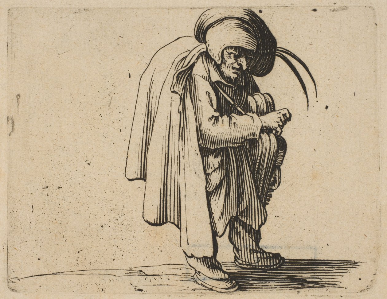 Le Jouer de Vielle Varie Figure Gobbi