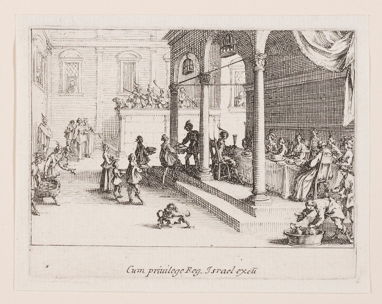 Le festin (Ziyafet), La vie de l dizisinden by Jacques Callot