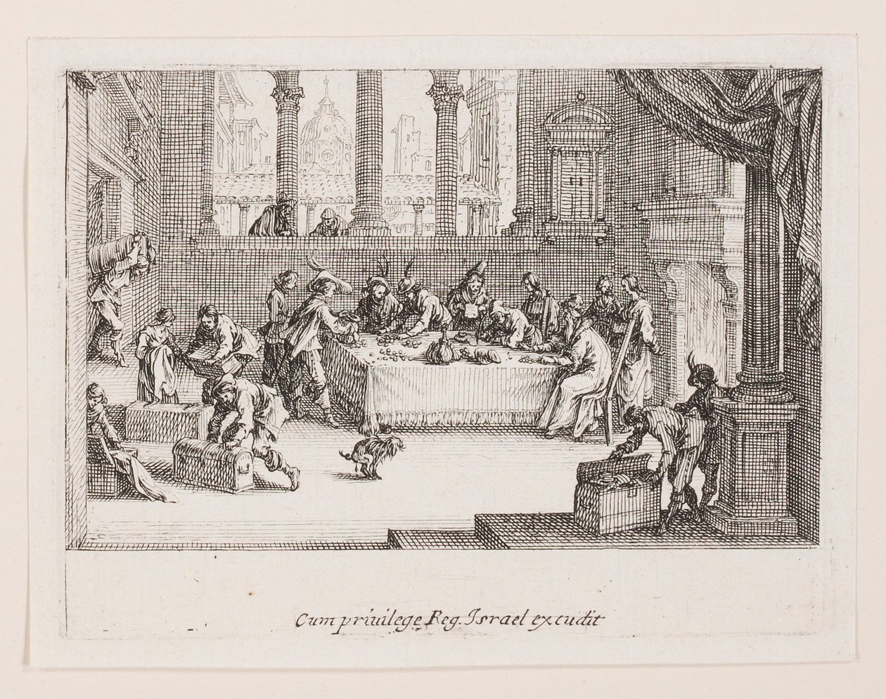 La Vie de l serisinden Mülkiyet Bölümü (Talihin Katkısı), by Jacques Callot