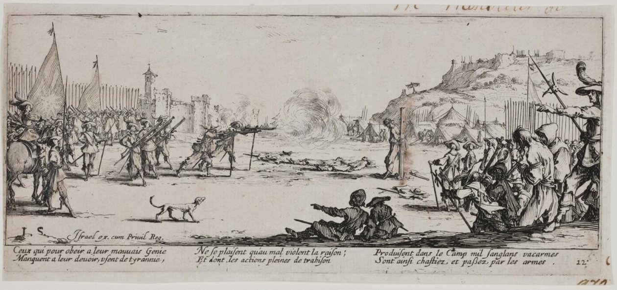 Savaşın Sefaletleri ve Talihsizlikleri (blad 12) by Jacques Callot