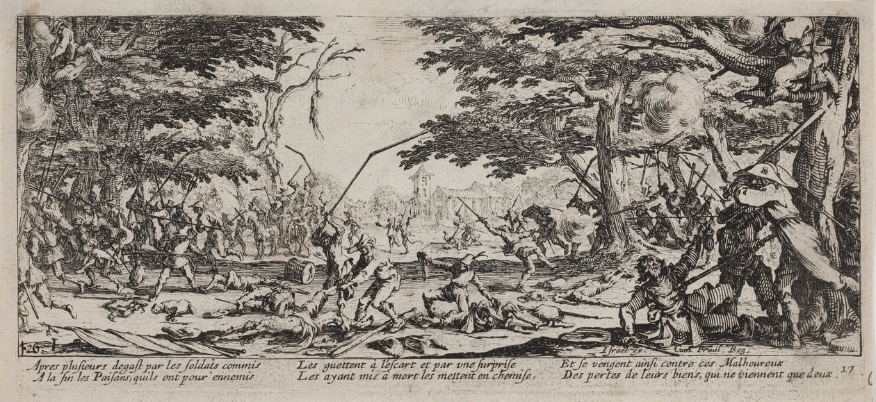 Savaşın Sefaletleri ve Talihsizlikleri (blad 17) by Jacques Callot