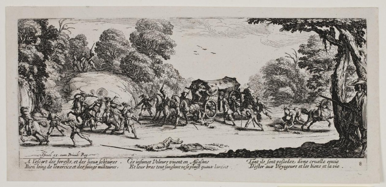 Savaşın Sefaletleri ve Talihsizlikleri (blad 8) by Jacques Callot