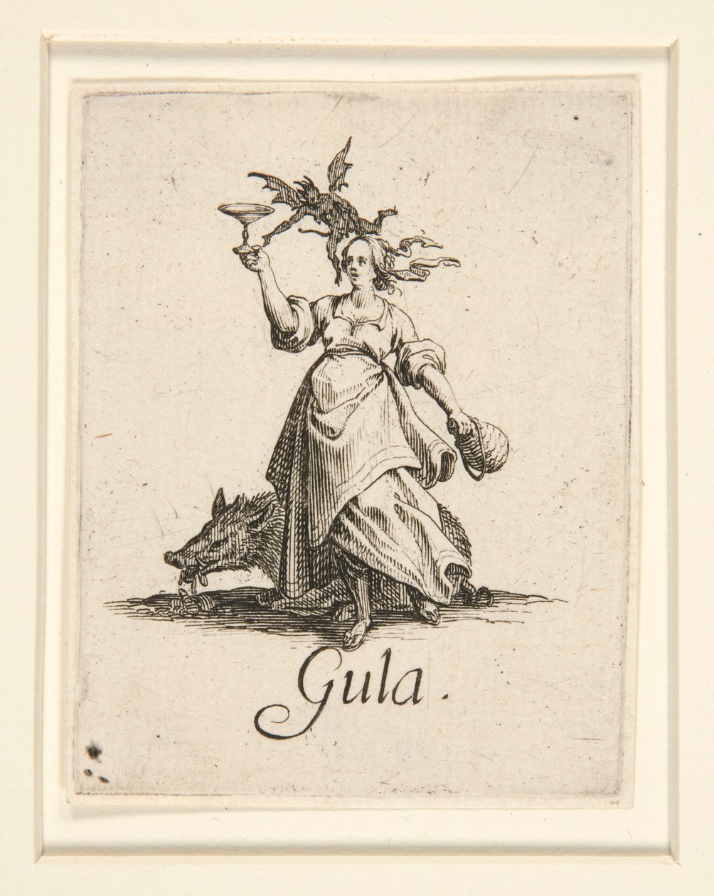 Yedi Ölümcül Günah: La Gourmandise (Oburluk) by Jacques Callot