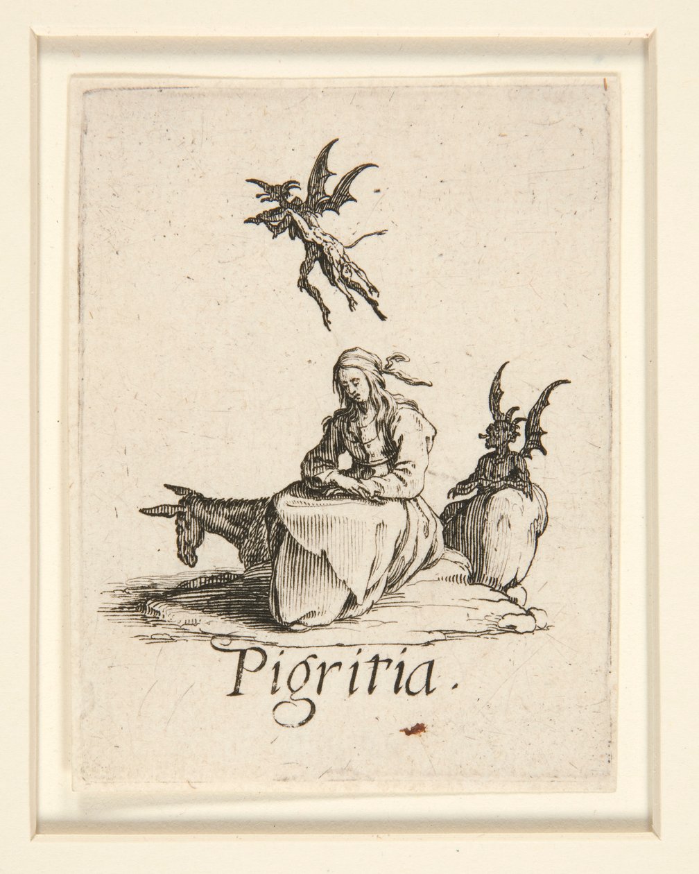 Yedi Ölümcül Günah: Tembellik by Jacques Callot