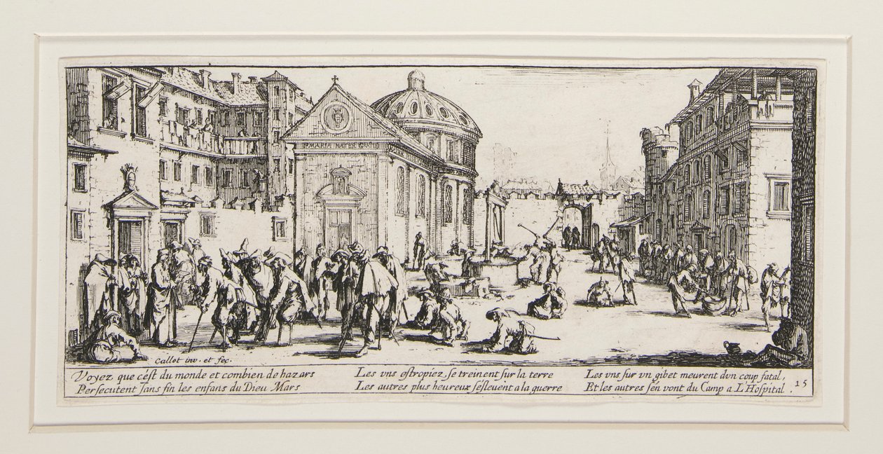 Savaşın büyük sefaletleri: No. 15 - L by Jacques Callot