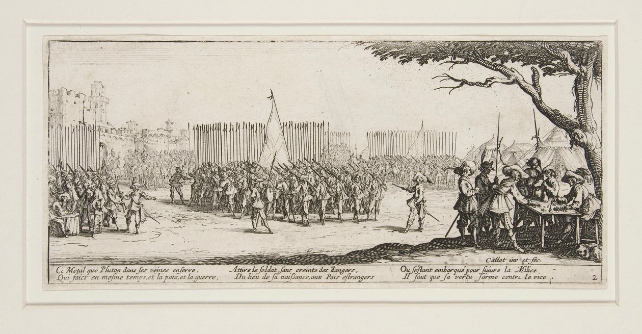Savaşın büyük sefaletleri: N. 2 - L by Jacques Callot