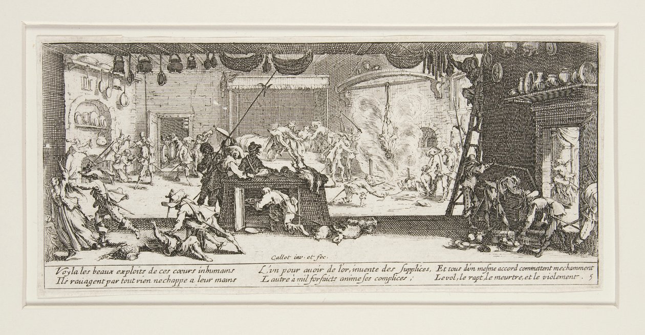 Savaşın büyük sefaletleri: No. 5 - by Jacques Callot