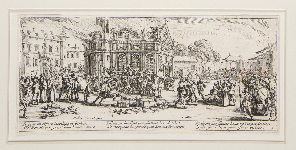Savaşın Büyük Sefaletleri: No. 6 by Jacques Callot