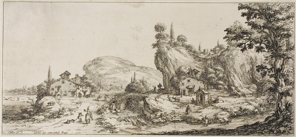 Floransa'da Tasarlanan Çeşitli Sahnelerden Mal Yükleme by Jacques Callot