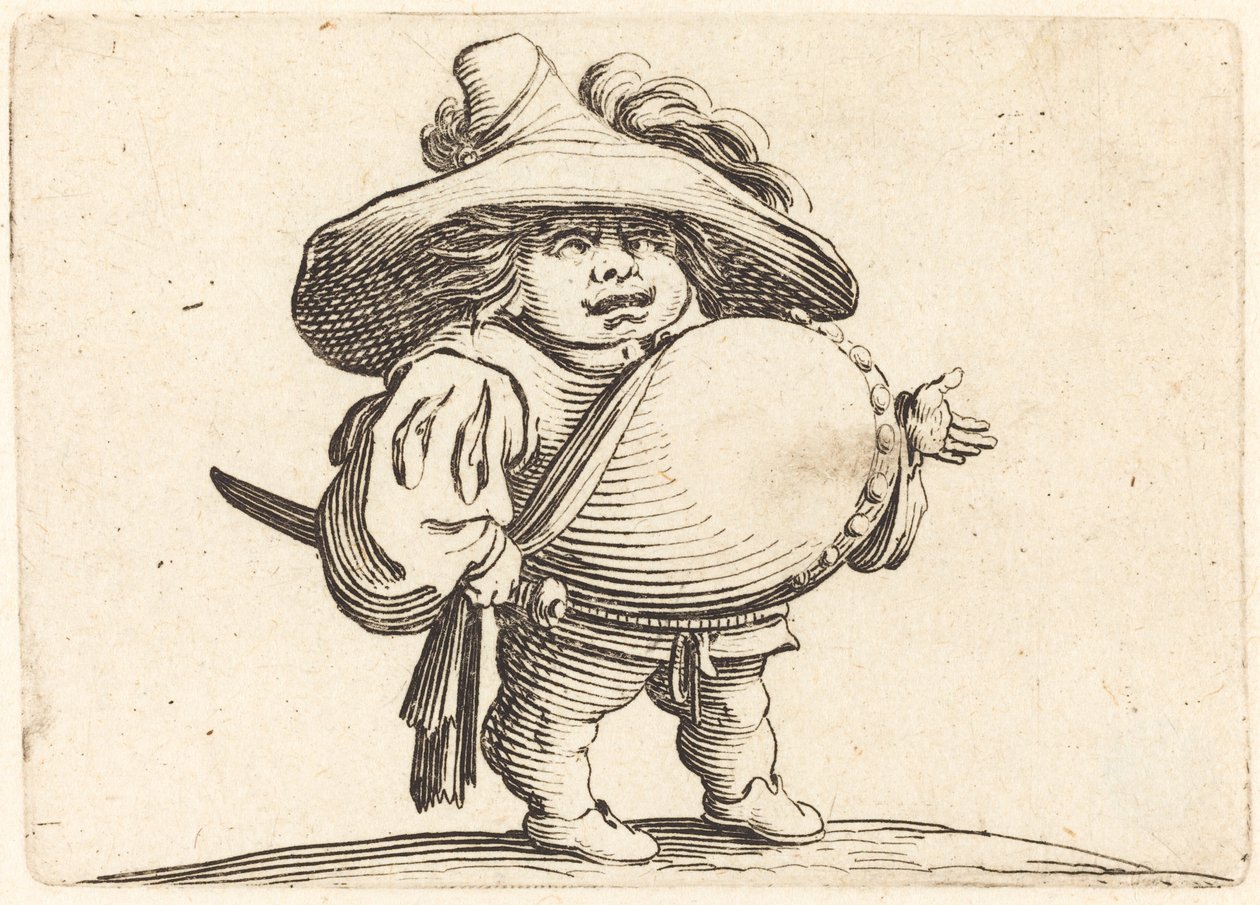 Koca göbekli adam by Jacques Callot